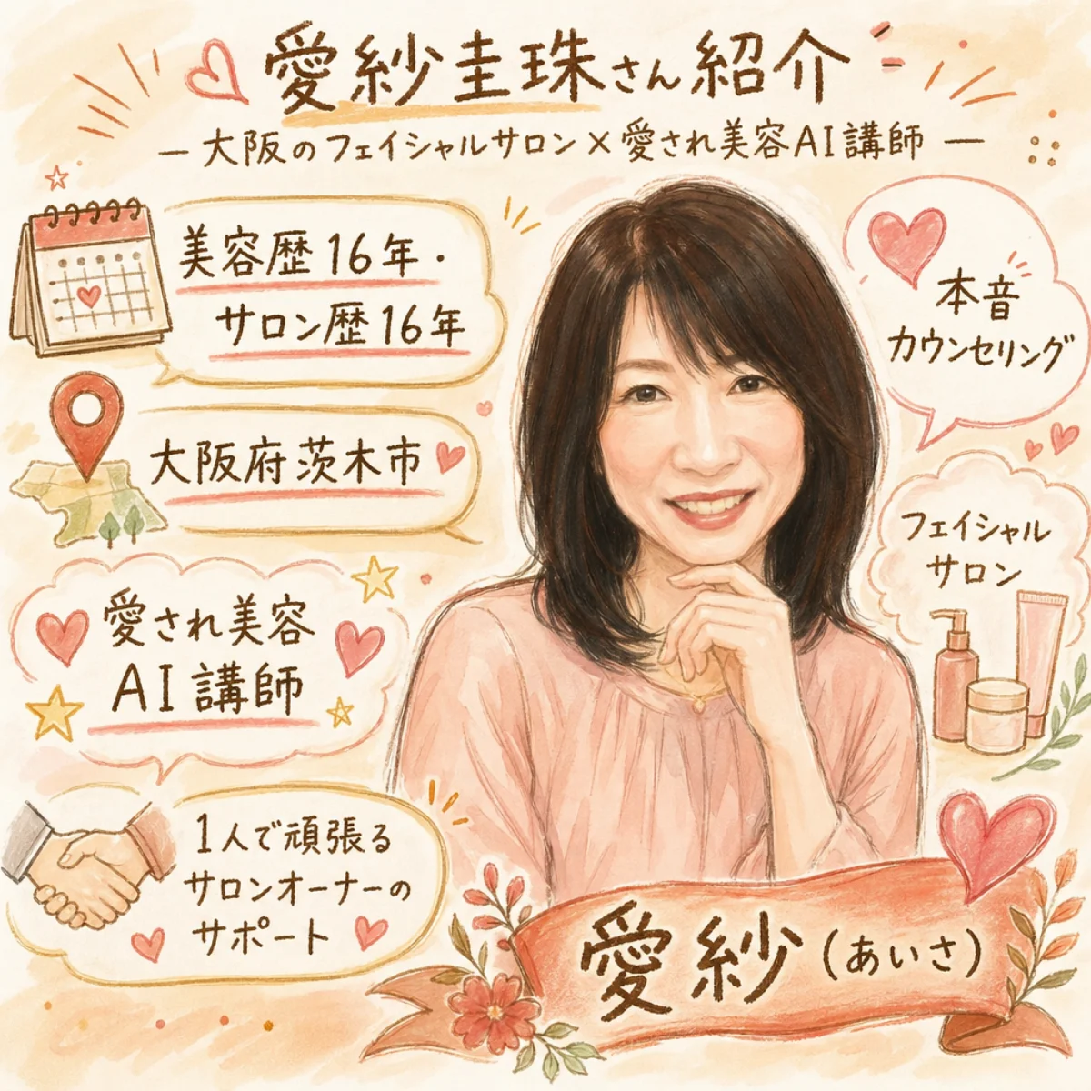 愛紗圭珠さん紹介 グラレコ