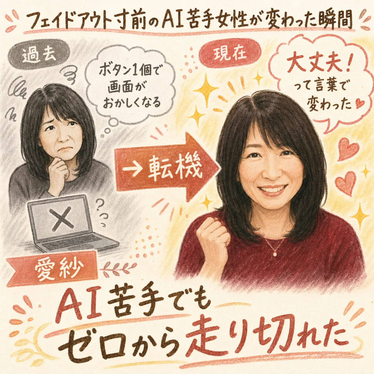 フェイドアウト寸前から変わった瞬間 グラレコ