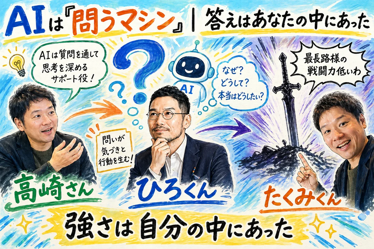 「AIは問うマシン」｜答えはあなたの中にあった