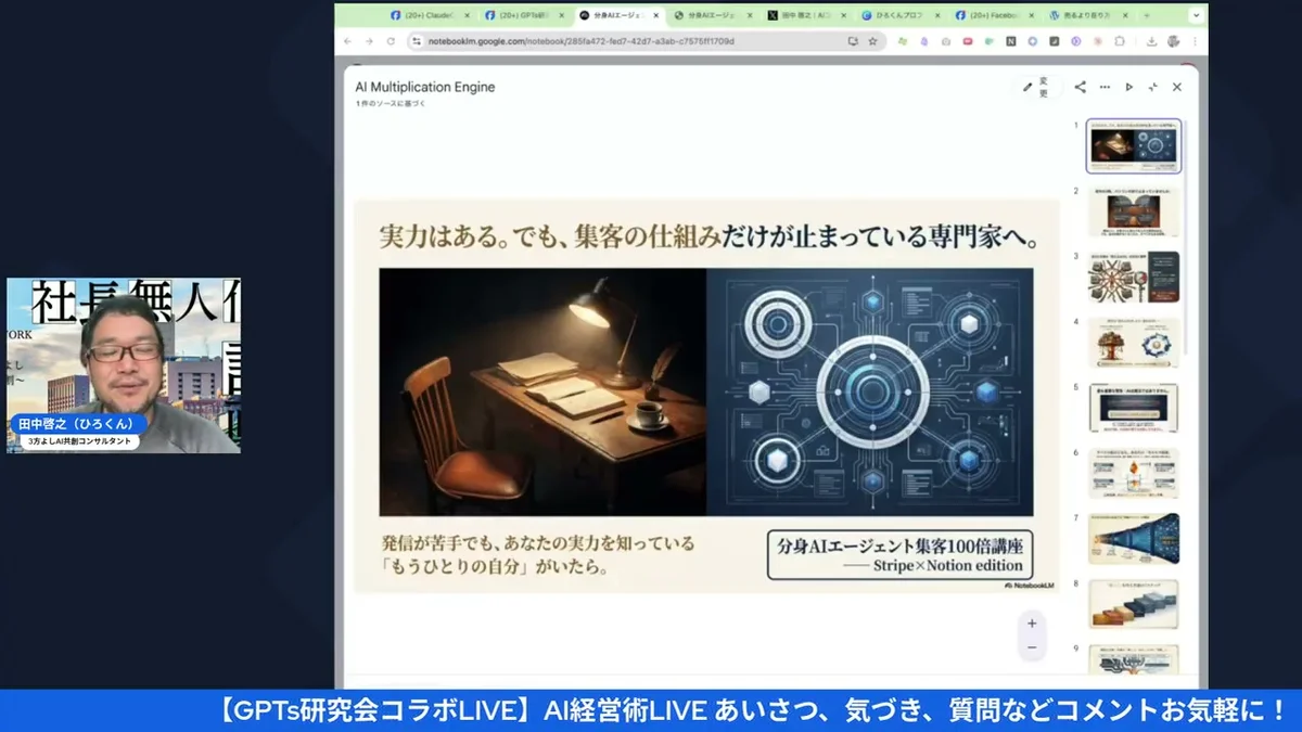分身AIの自動化事例スライド