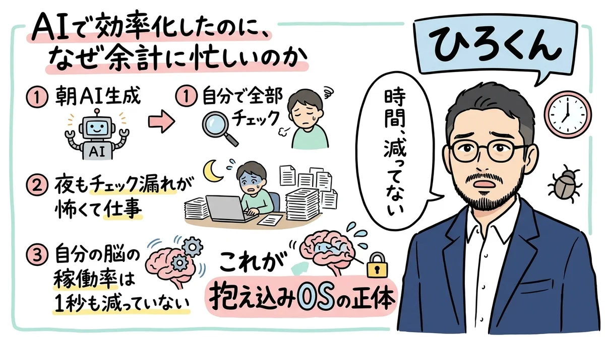 「AIで効率化したのに、なぜ余計に忙しいのか」 見出し画像