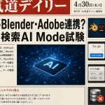 ClaudeがBlender・Adobe連携？Google検索AI Mode試験【AIニュース】2026年4月30日号
