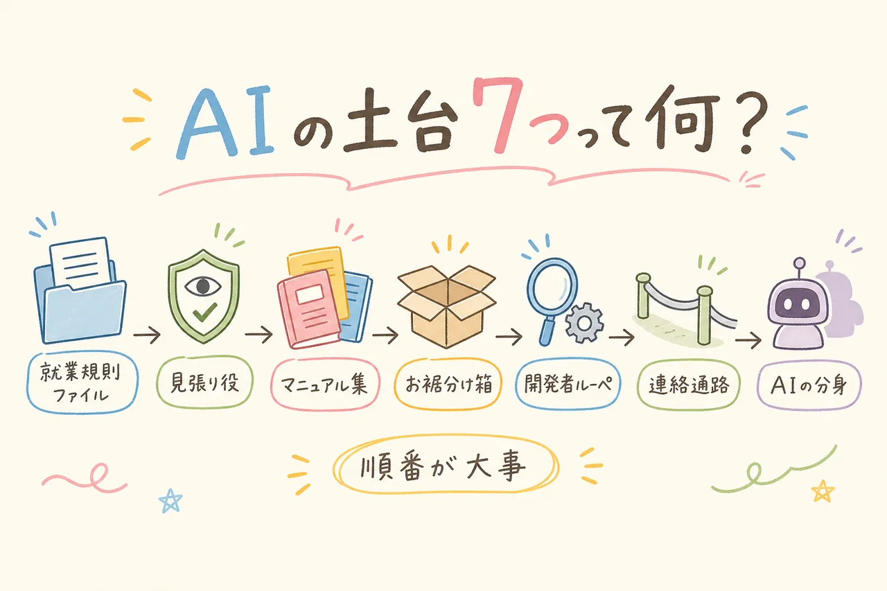 AIの土台7つの全体マップ