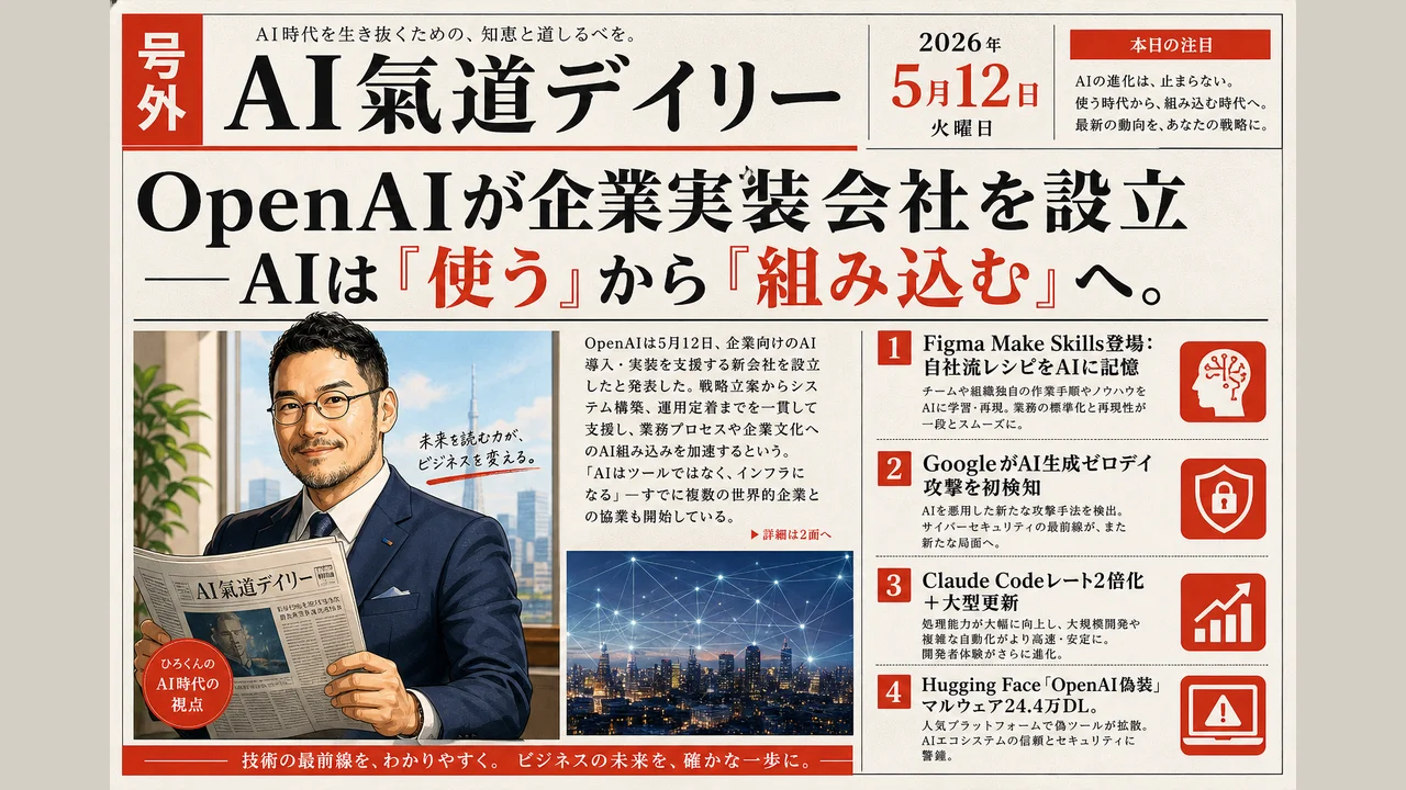 AIニュース2026年5月12日号 OpenAI企業実装