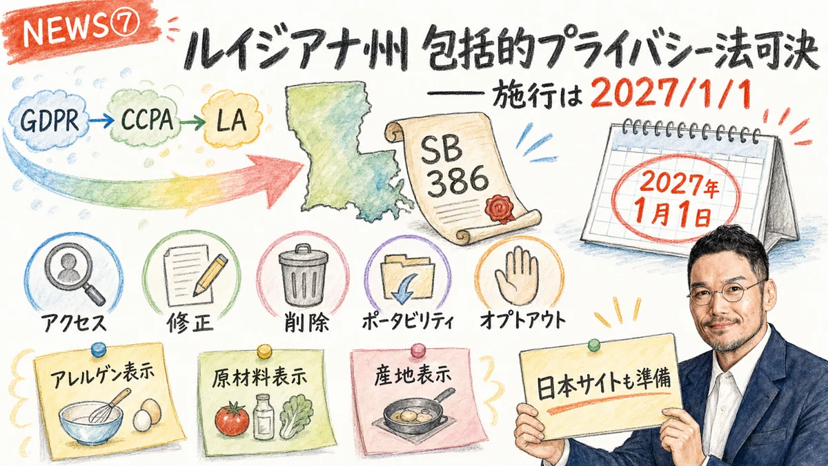 ルイジアナ州プライバシー法グラレコ