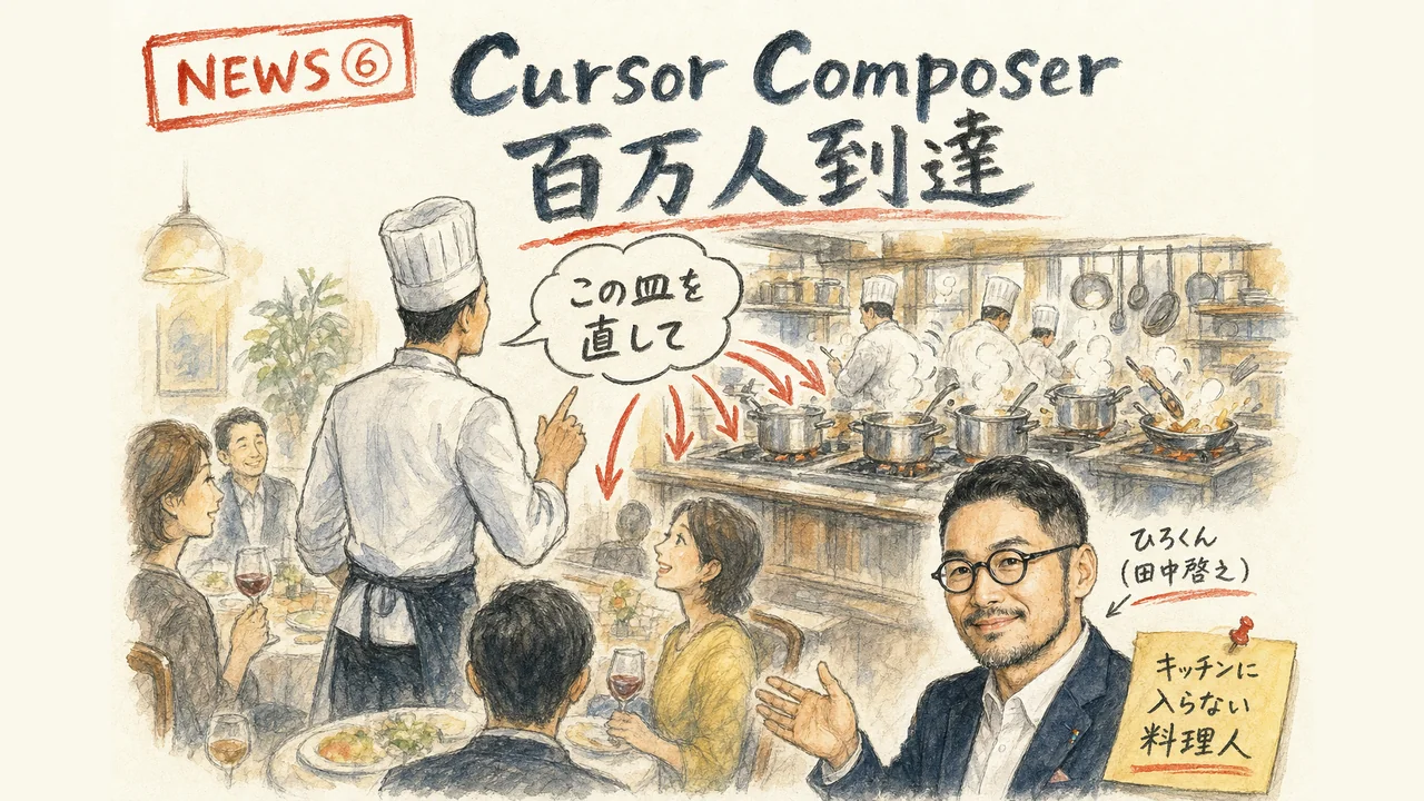 Cursor Composer Mode 1M ユーザー グラレコ