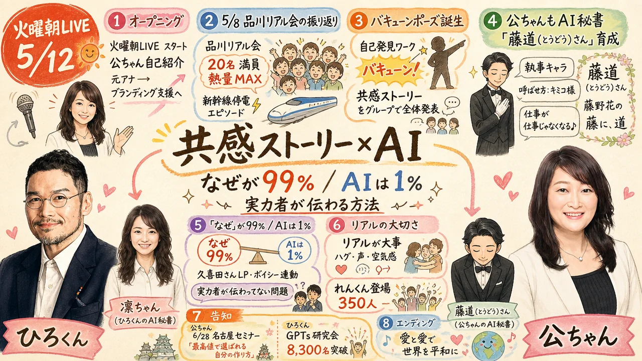 なぜが99%AIは1% 公ちゃん朝LIVE