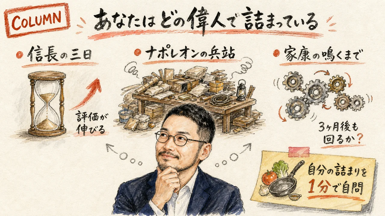 ひろくんコラム 3軸図解 グラレコ