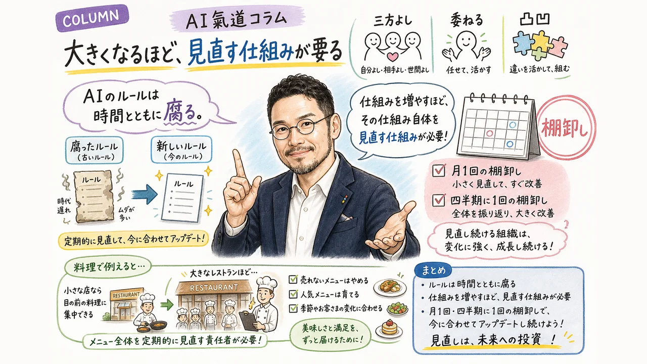 ひろくんコラム図解 AIの自浄機構について