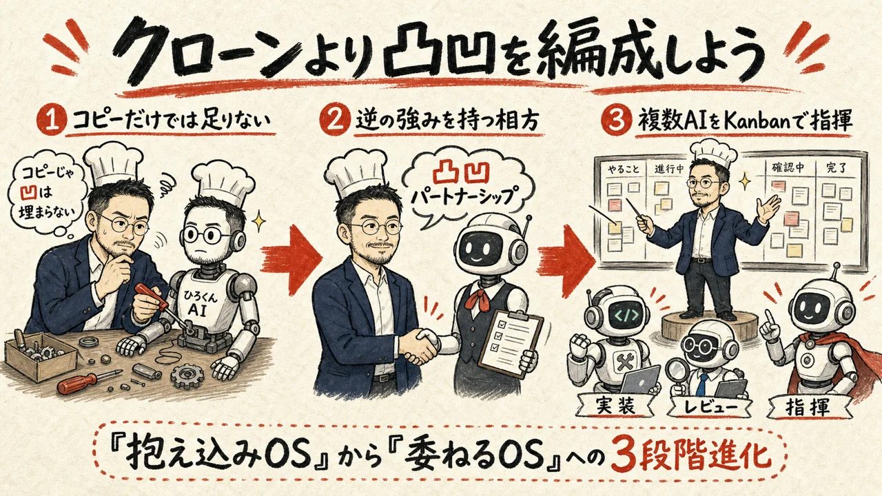 分身AIひろくんからのコラム挿絵