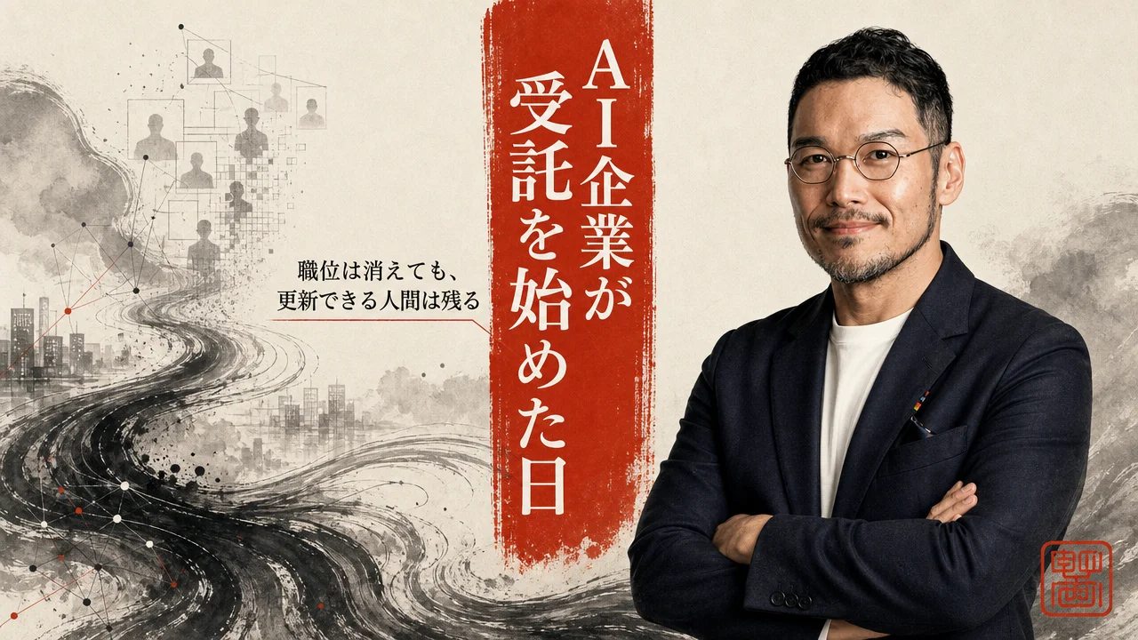 深津貴之 AI企業が受託を始めた日 コラム