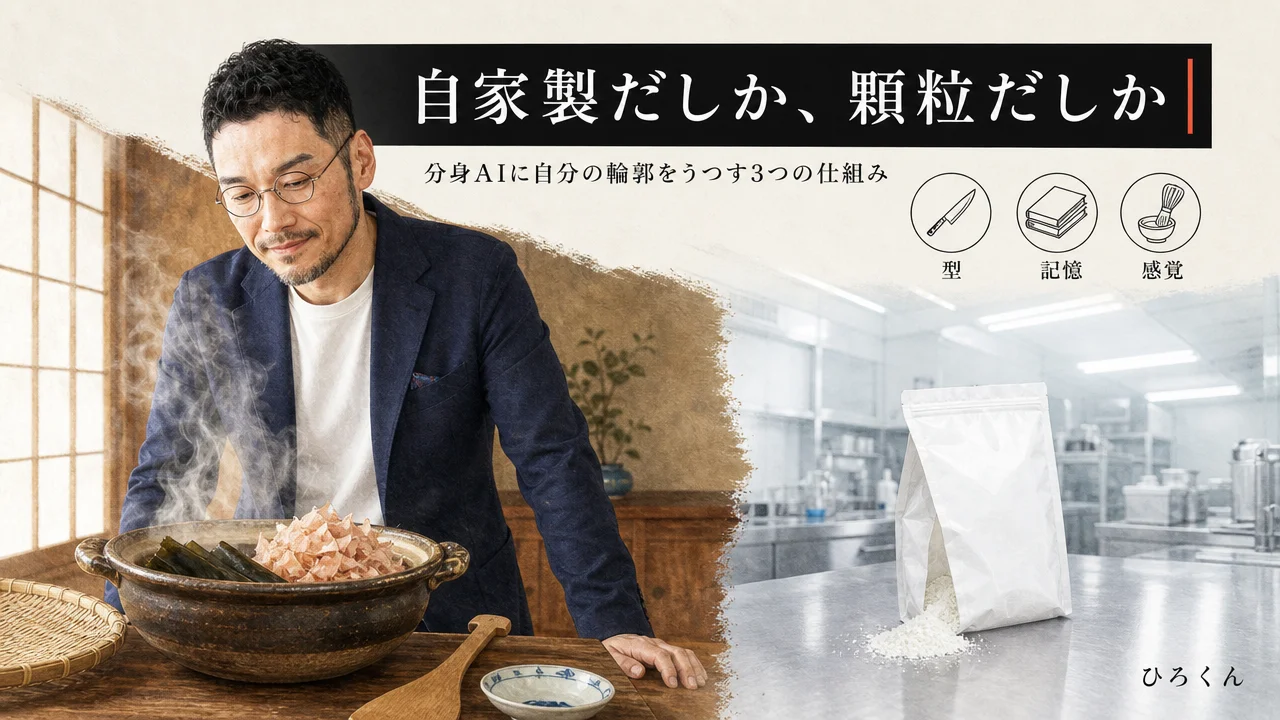 分身AI 文体3つの仕組み 型・記憶・感覚