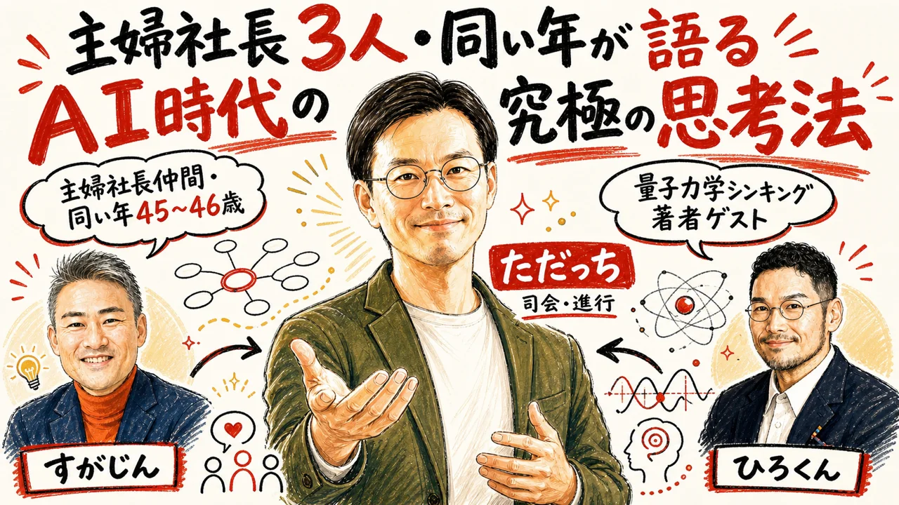 主婦社長3人が語るAI時代の究極の思考法 量子力学シンキング