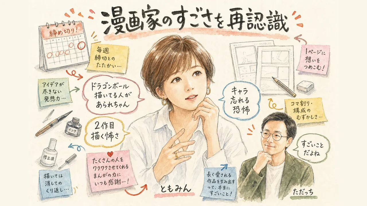 漫画家の大変さ・キャラの一貫性とアイデア枯渇