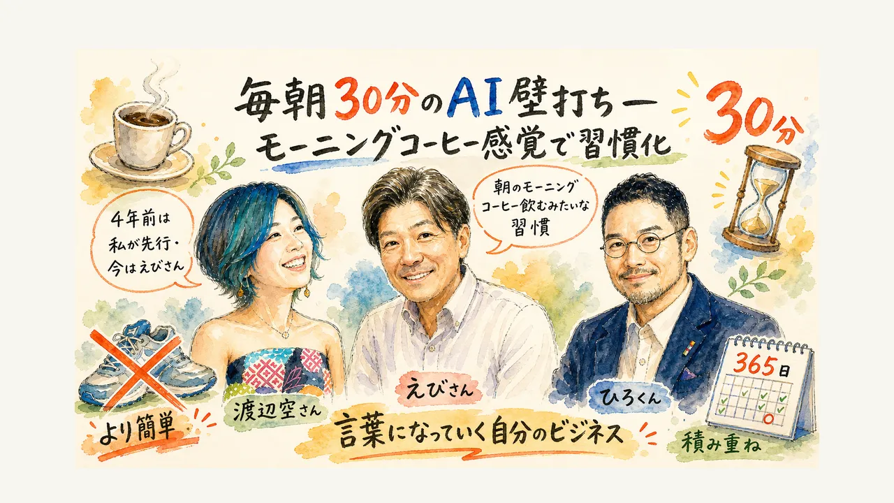 H2-6 モーニングコーヒー感覚AI習慣グラレコ