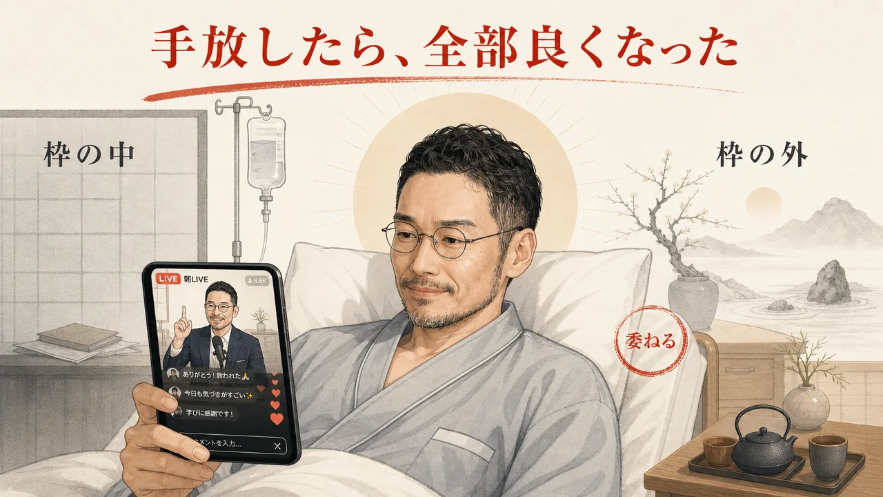 勝間さんの「枠の中／枠の外」を、私の朝LIVE現場で翻訳すると