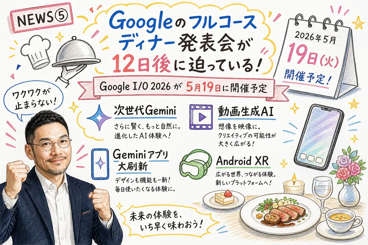 Google I/O 2026 Gemini4グラレコ
