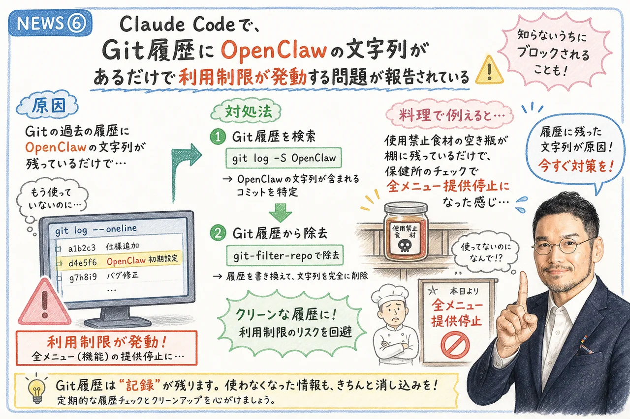Claude Code OpenClaw Git問題対処法グラレコ