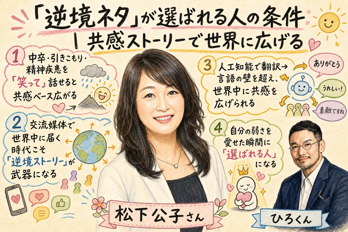 H2-01: 「逆境ネタ」が選ばれる人の条件｜共感ストーリーで世界に広げる