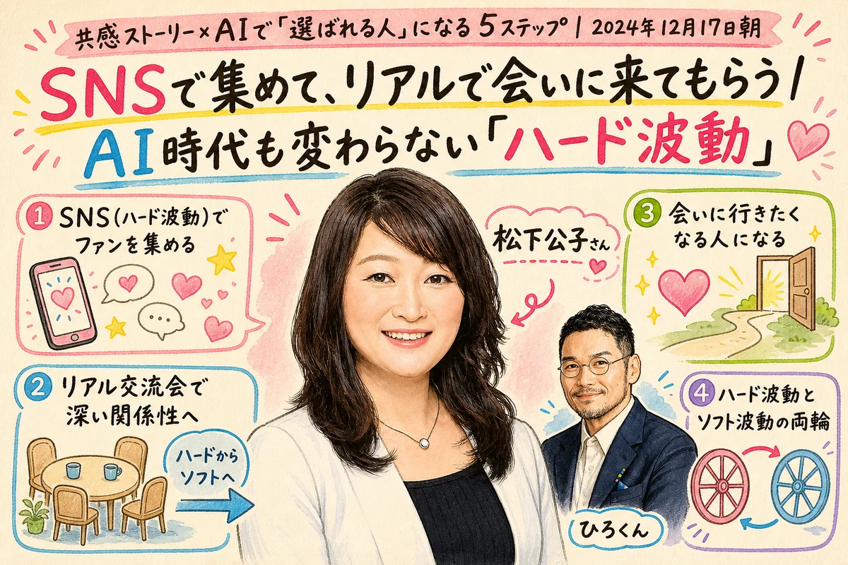 H2-02: SNSで集めて、リアルで会いに来てもらう｜AI時代も変わらない「ハード波動」