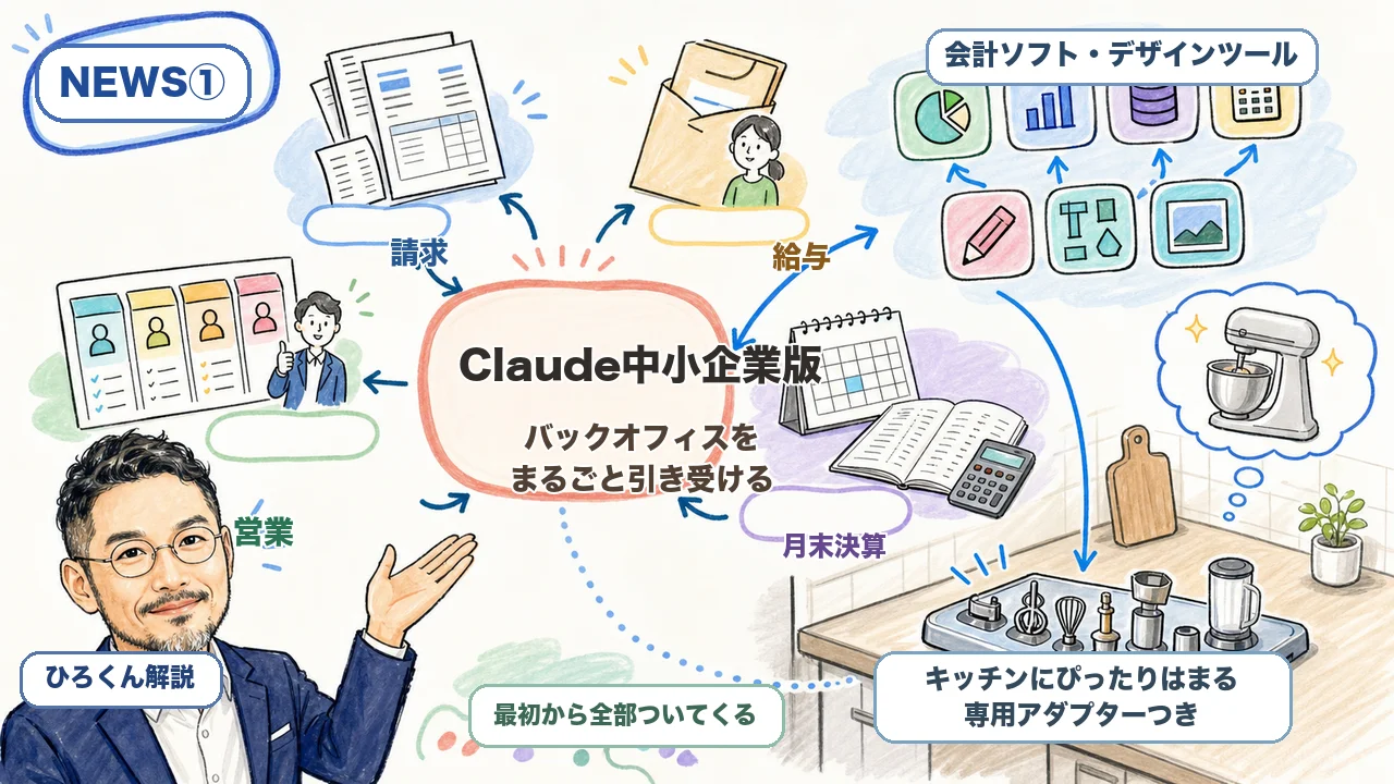 Claude for Small Businessの図解