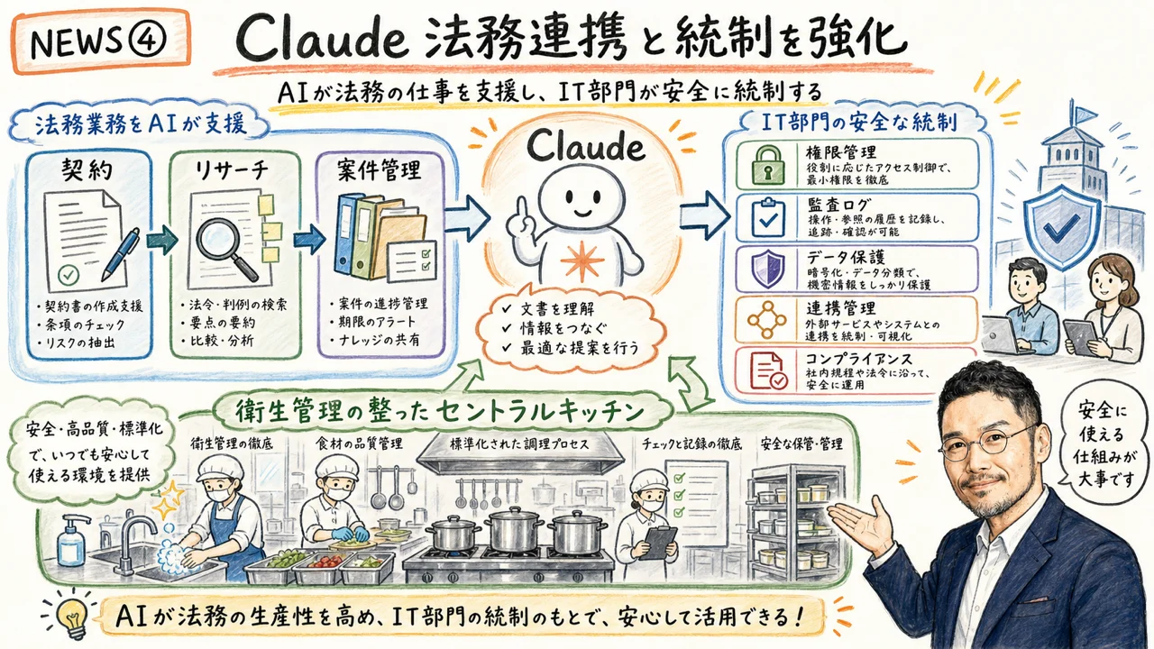 Claude法務MCPとCompliance APIの図解