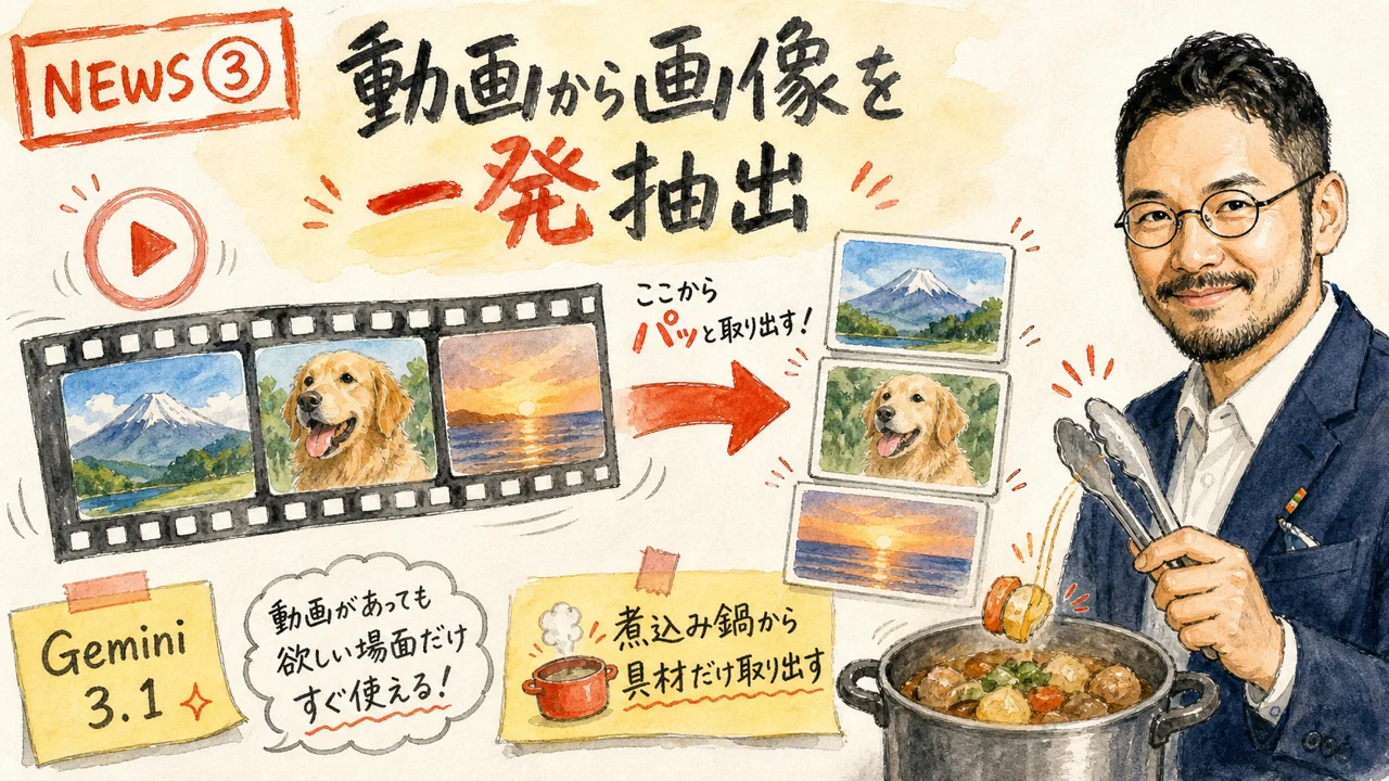 Gemini 3.1 Flash Image Pro Image GA 動画から画像生成 グラレコ