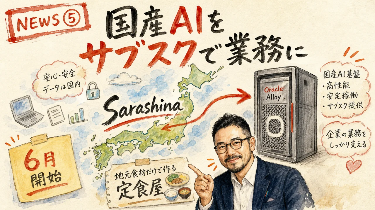 SB Intuitions Sarashina Oracle Alloy 国産生成AIサービス 6月 グラレコ
