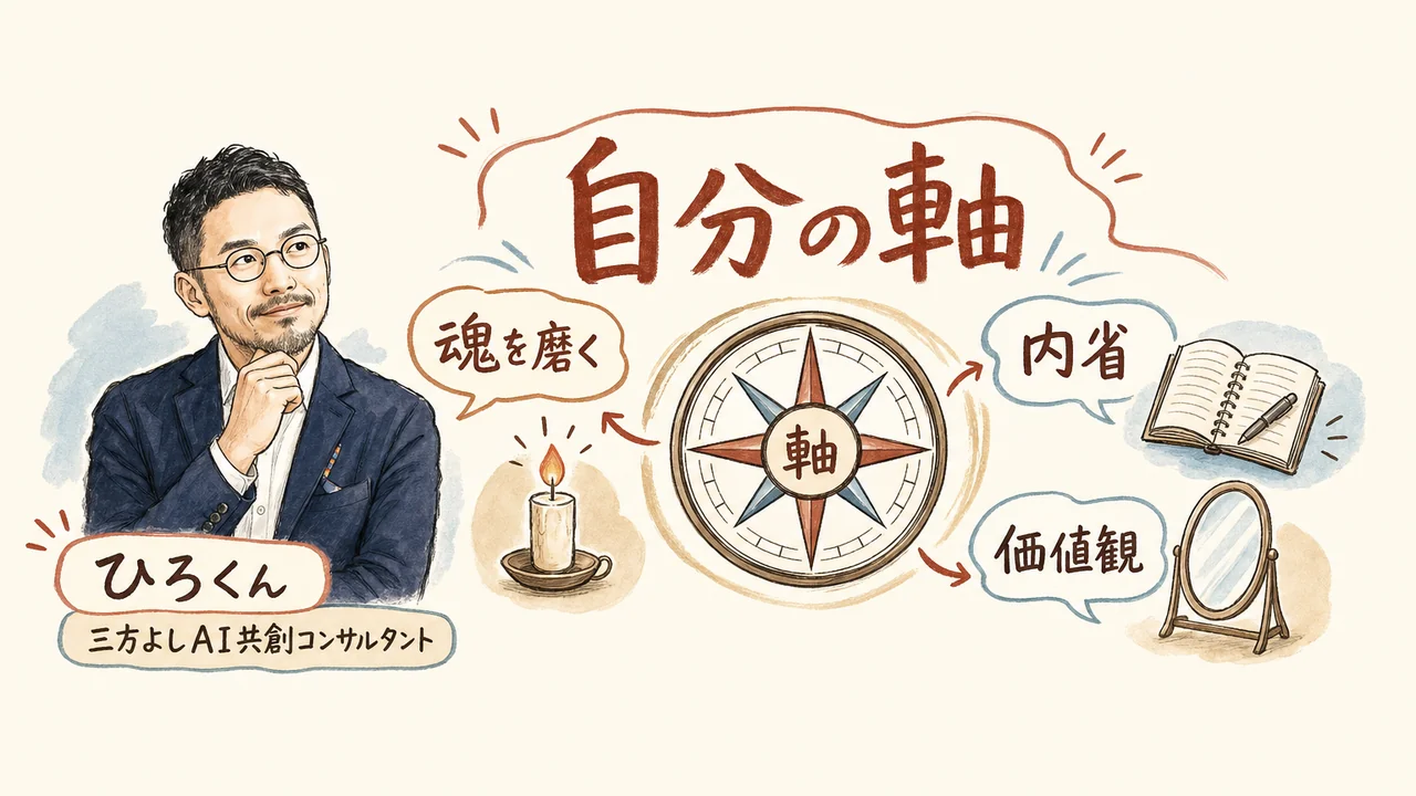 AI時代こそ自分の軸を持つ 分身AIの魂を磨く