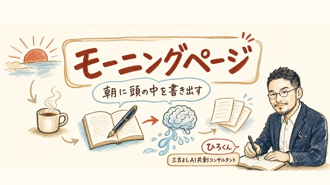 モーニングページ 脳の排水