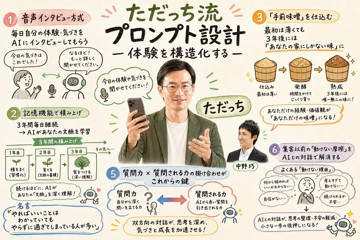 中野巧さんのAI対話術 — エンパシーライティングの建築家が語る、隣にいる優秀な仲間としてのAI