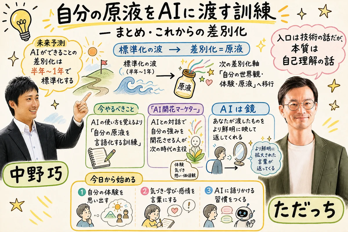 人の心に届く言葉をAIで生み出す — 違和感の言語化と原液のAI渡し