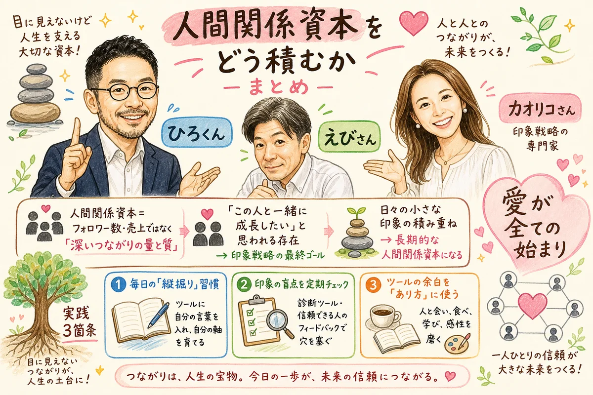 AI時代の人間関係資本の積み方 — つながりとモテる力の設計図