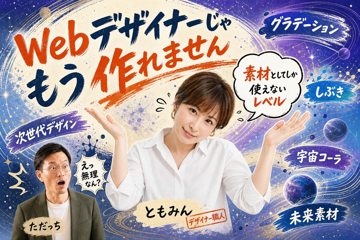 Webデザイナーじゃもう作れません 次世代AIデザイン