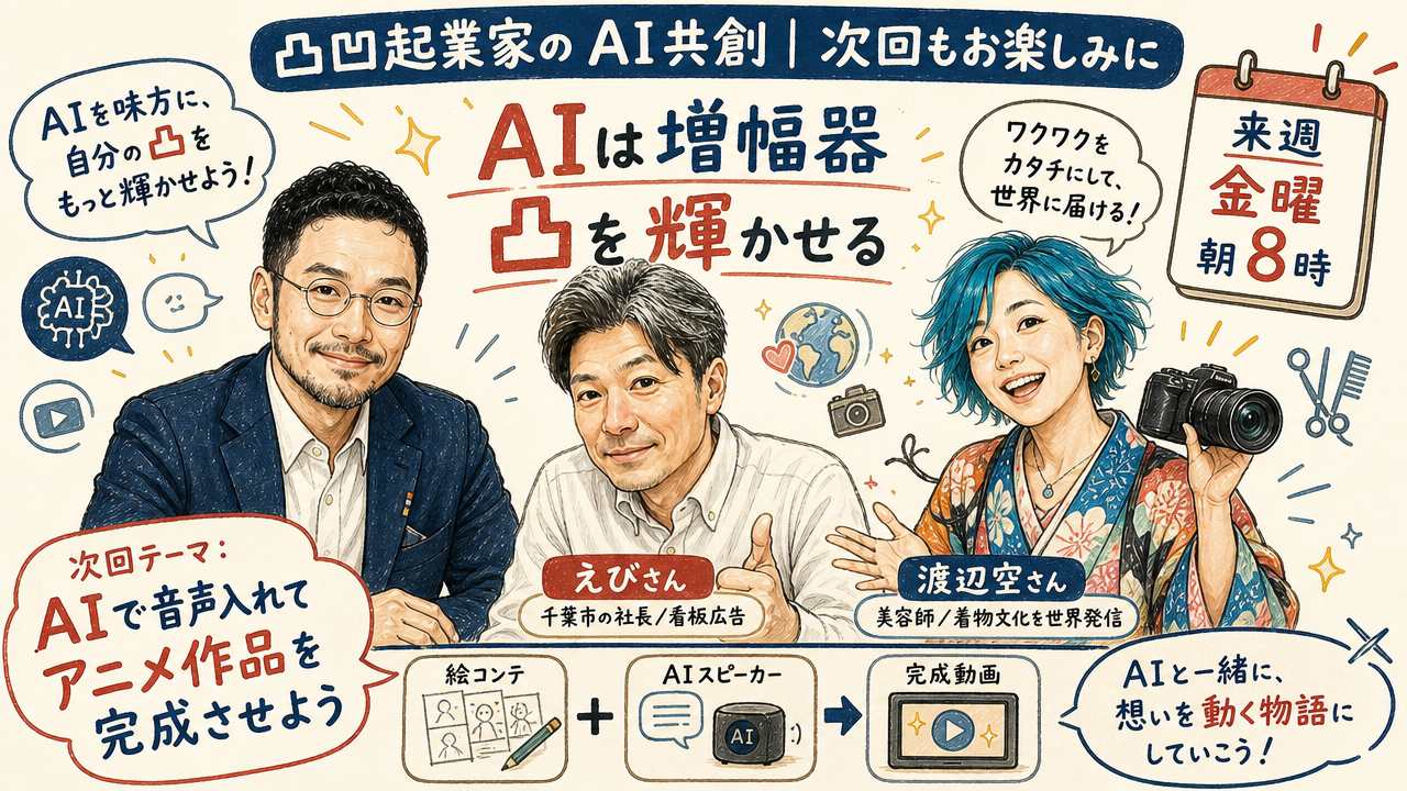 まとめ + 次回予告 — AIで音声入れて、アニメ作品を完成させよう