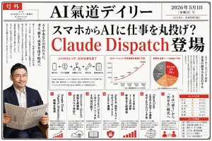 2026年5月1日のAIニュース新聞風メイン画像