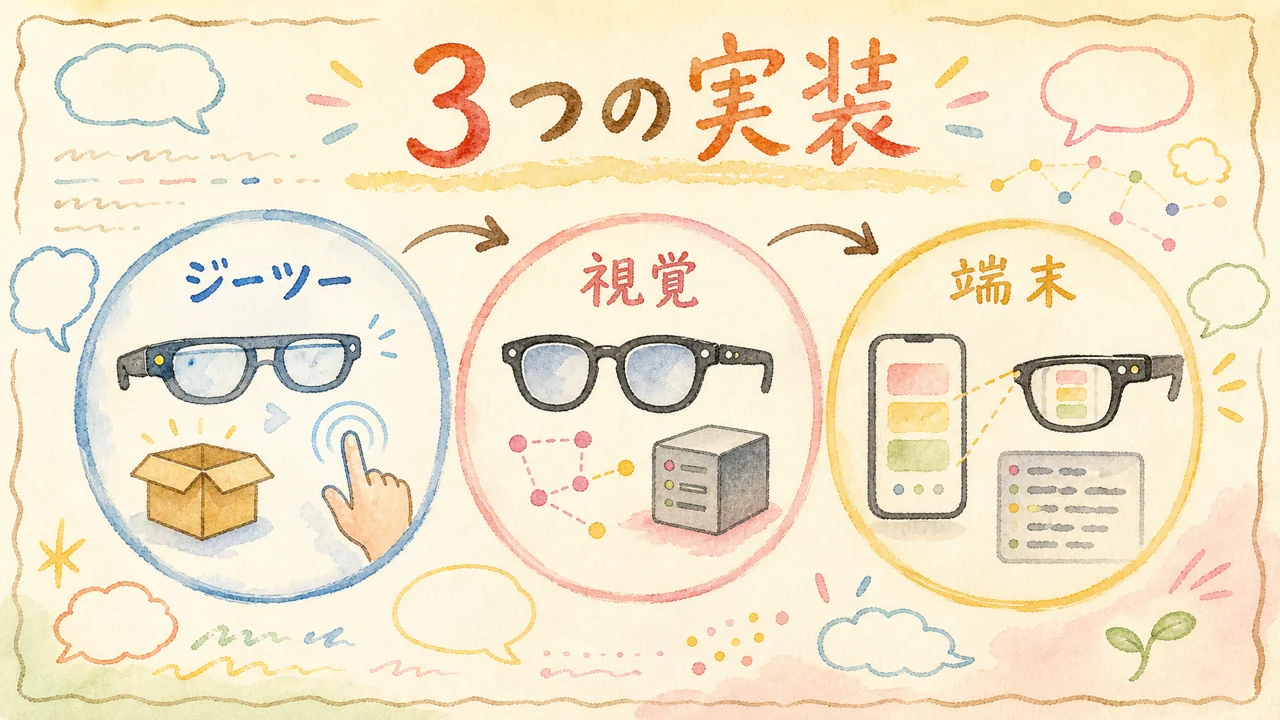 Claude Codeをメガネで動かす3つのOSS／公式実装