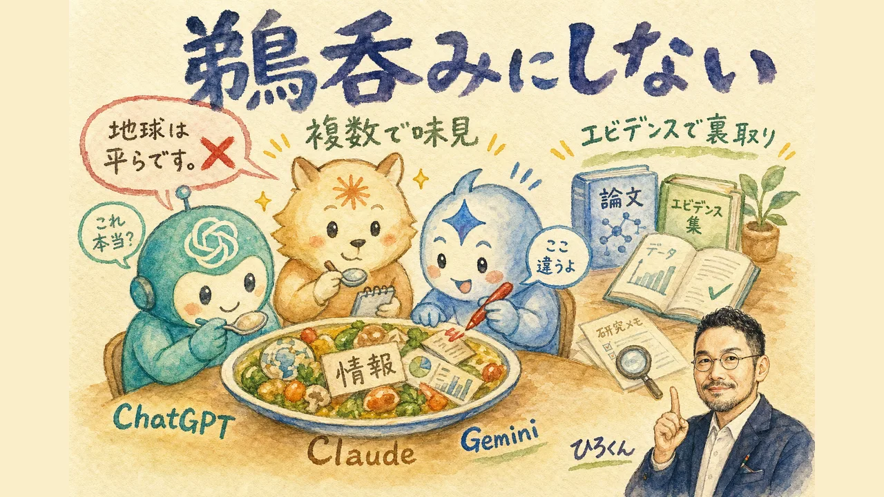 それでもAIを鵜呑みにしない 1つのAIに任せないコツ