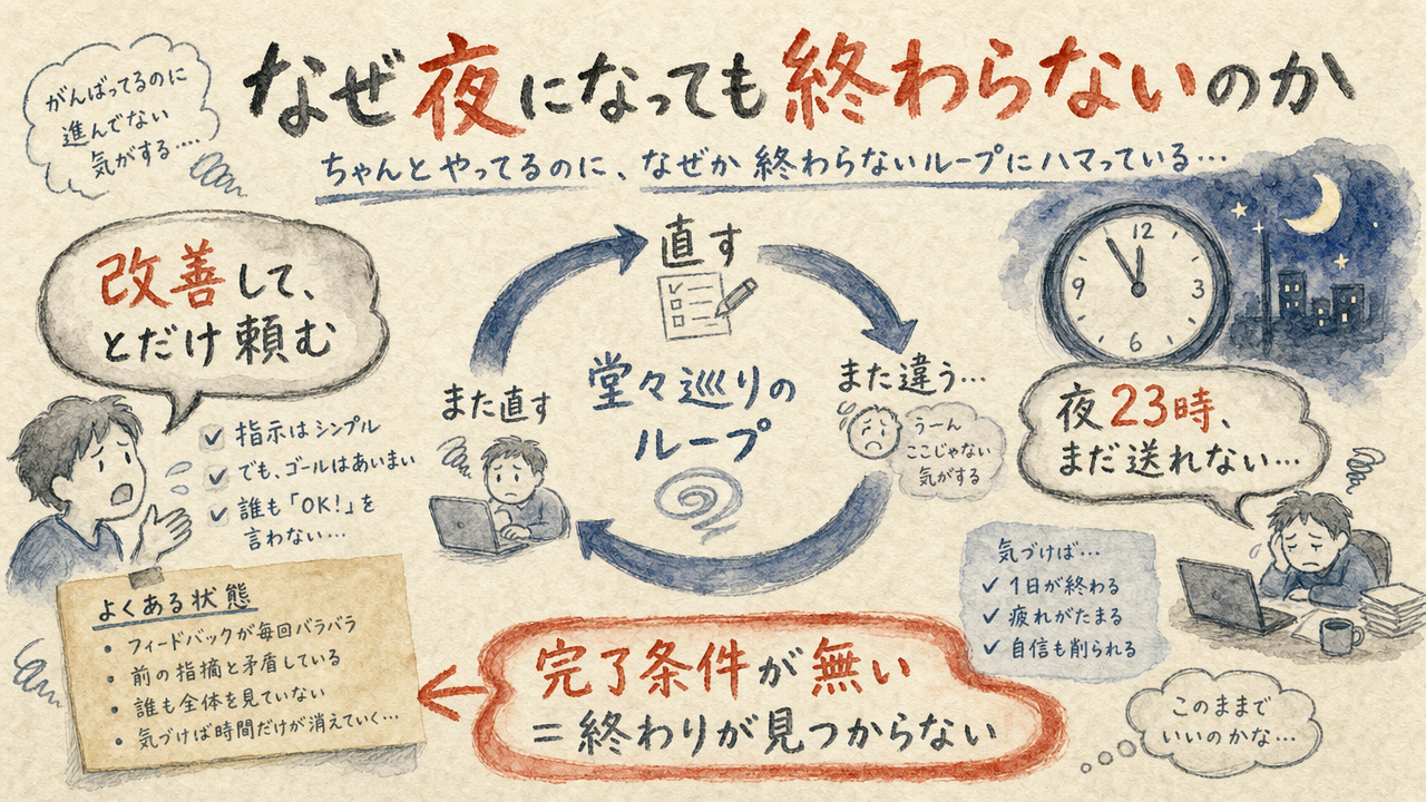 なぜ夜になっても終わらないのか