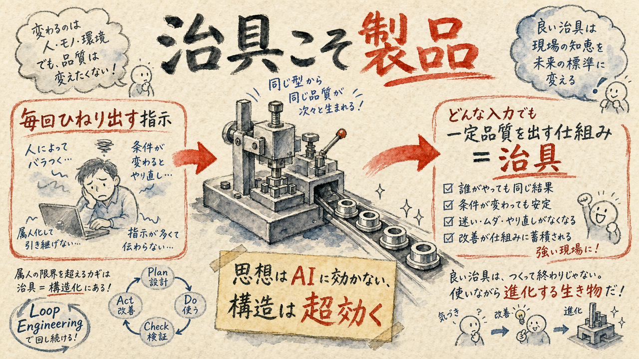 Harnessは治具を作れ