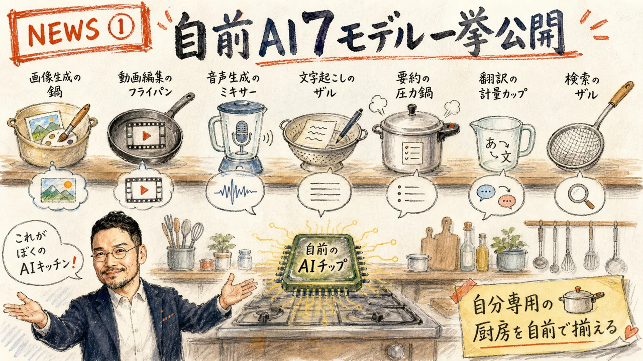 Microsoft MAI 自前AI 7モデル一挙公開 画像音声文字起こし グラレコ