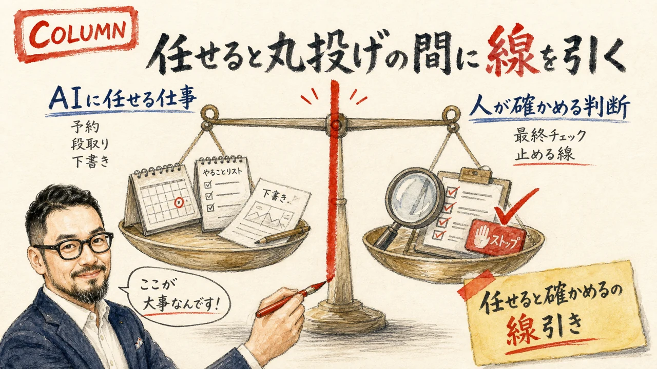 ひろくんが今日のテーマから感じたことを語るコラム図解