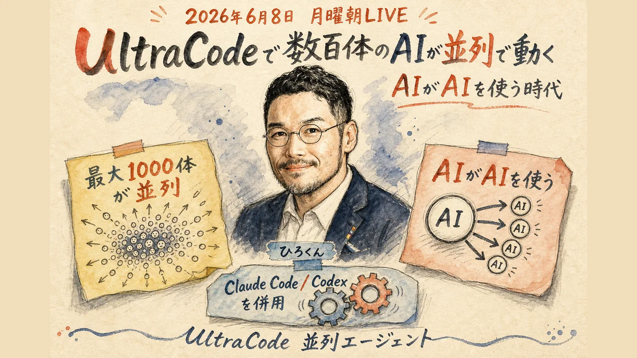 UltraCodeで数百体のAIが並列で動く様子の図解