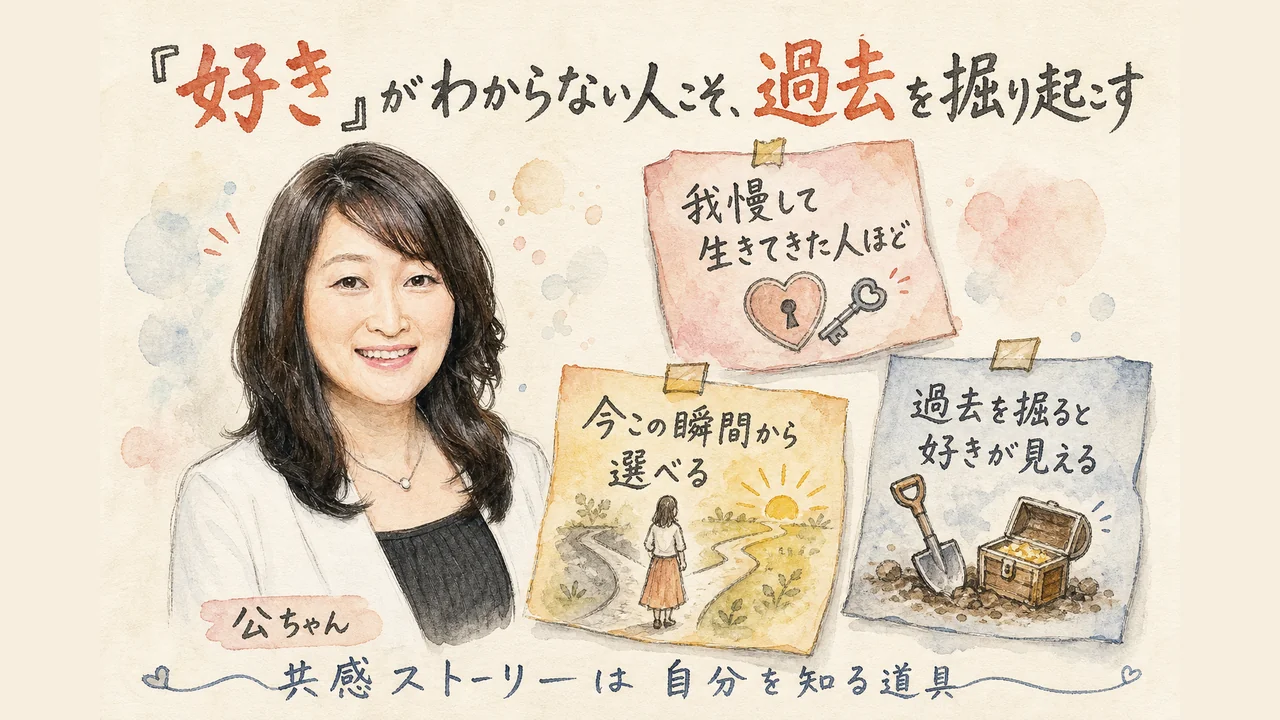 好きがわからない人こそ過去を掘り起こす｜図解