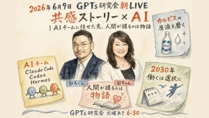 AIチームに任せた先、人間が握るのは物語|LIVE全体図解