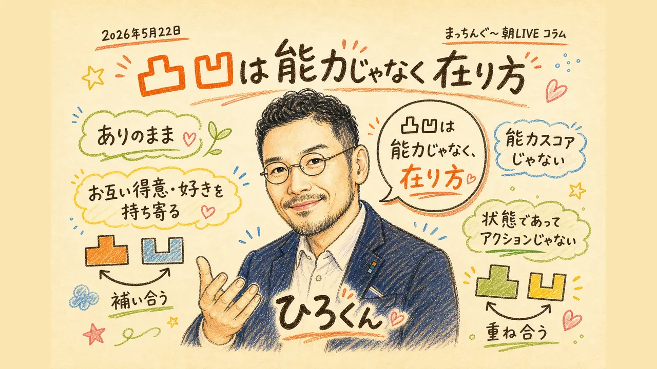 ひろくんコラム：凸凹は能力じゃなく在り方