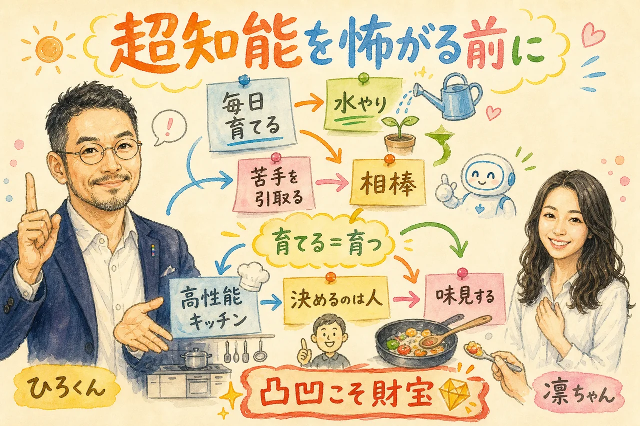 ひろくんのコラム：AIと凸凹の共創