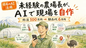 未経験の農場長がCodexでAI現場DXを自作（外注100万円の見積もりを部品代6万円で）