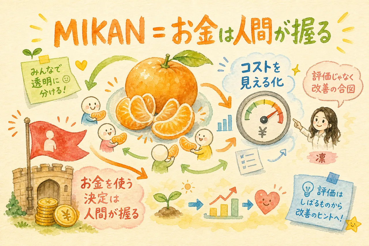 MIKAN（蜜柑）お金の決定だけは人間が握るグラレコ