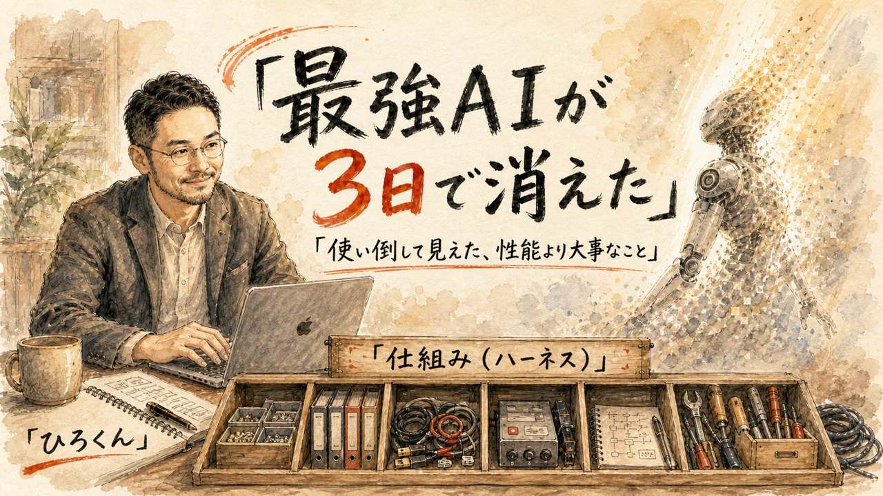 最強AIが消えても仕事が回る 仕組みづくりの特集図